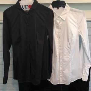 Black and white The Limited button downs size S